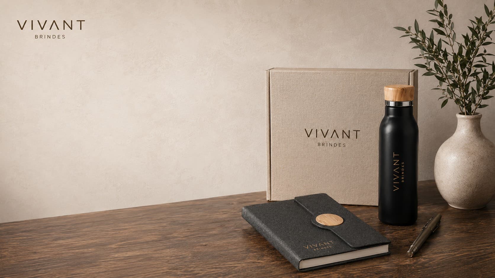 Kit de brindes Vivant